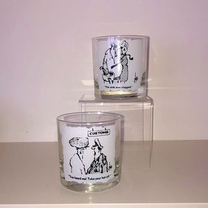 Herman Whiskey Glass 1980